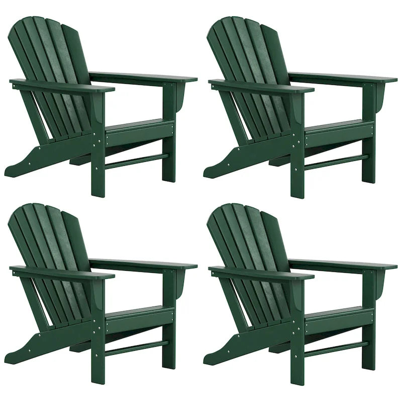 Chaises Adirondack Polytrends Altura Eco tout temps en poly pour l'extérieur (lot de 4)
