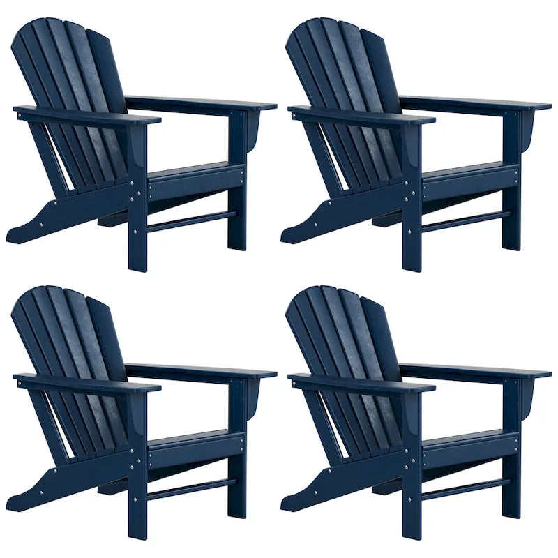Chaises Adirondack Polytrends Altura Eco tout temps en poly pour l'extérieur (lot de 4)