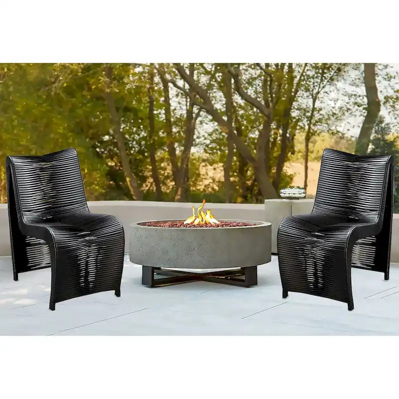 Loreins Chaises de patio d'extérieur Lot de 2