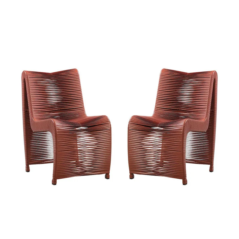 Loreins Chaises de patio d'extérieur Lot de 2