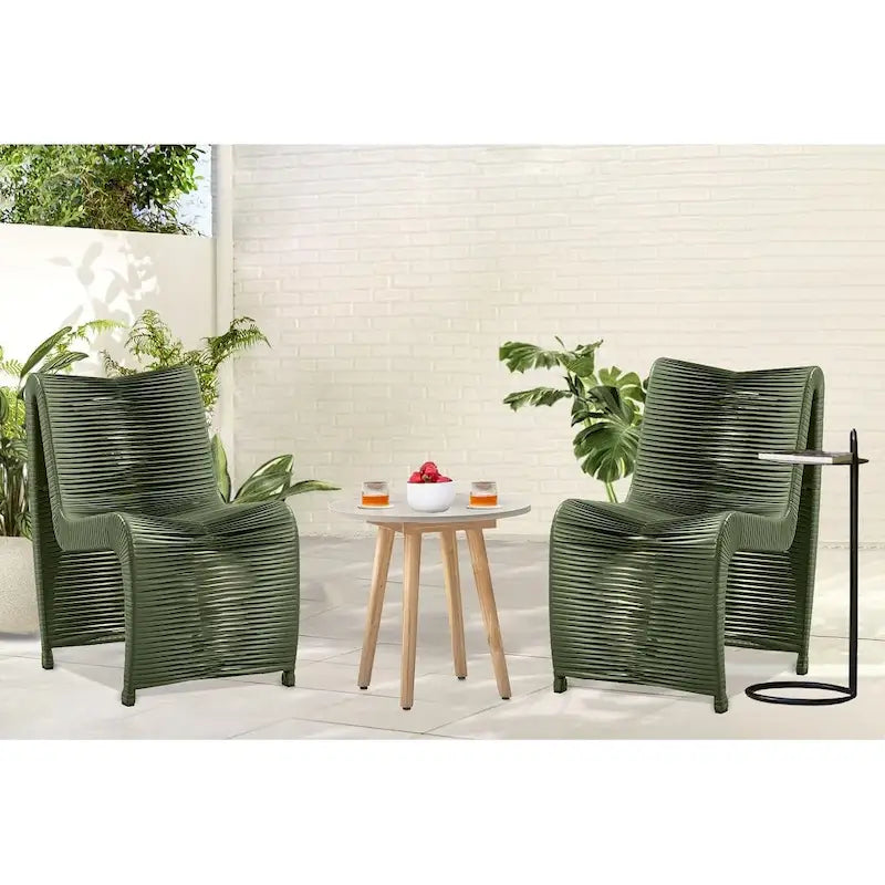 Loreins Chaises de patio d'extérieur Lot de 2