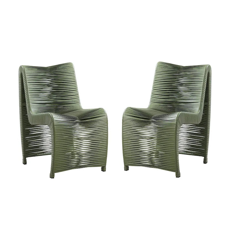 Loreins Chaises de patio d'extérieur Lot de 2