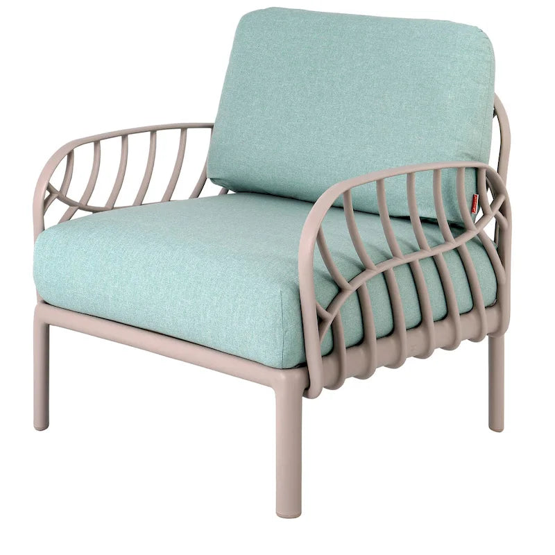 Laurel Resin All Weather Club Chair with Cushions