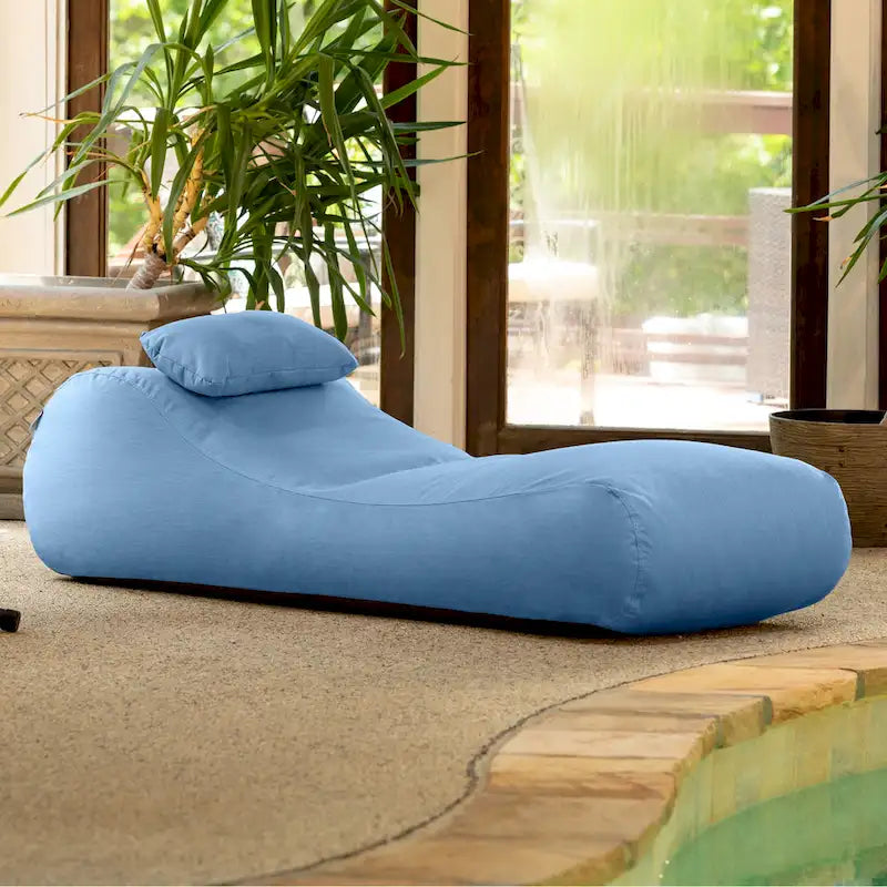 Jaxx Arlo Pouf de jardin d'extérieur avec oreiller