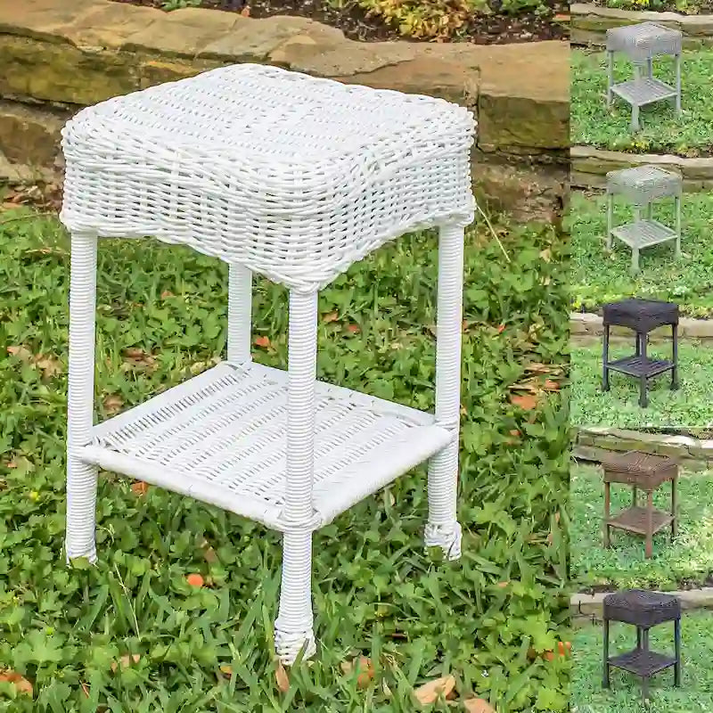 Chelsea Resin Wicker Side Table
