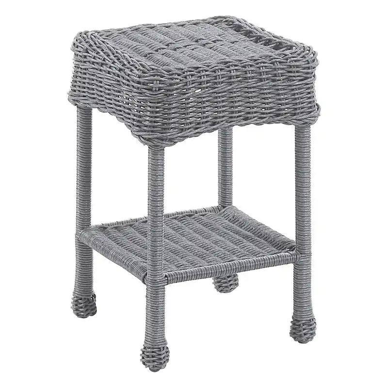 Table d'appoint en résine tressée Chelsea