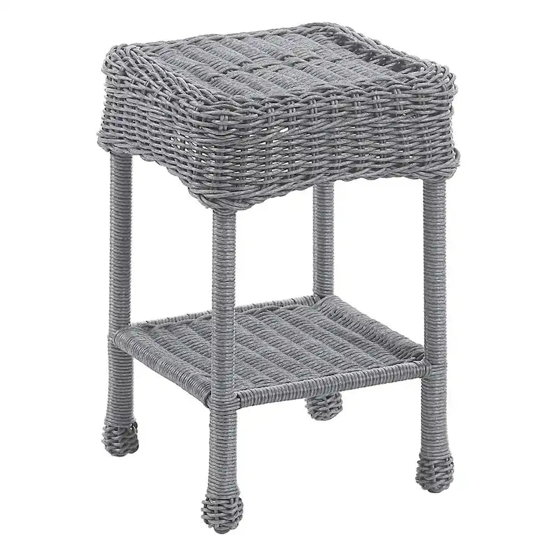 Table d'appoint en résine tressée Chelsea
