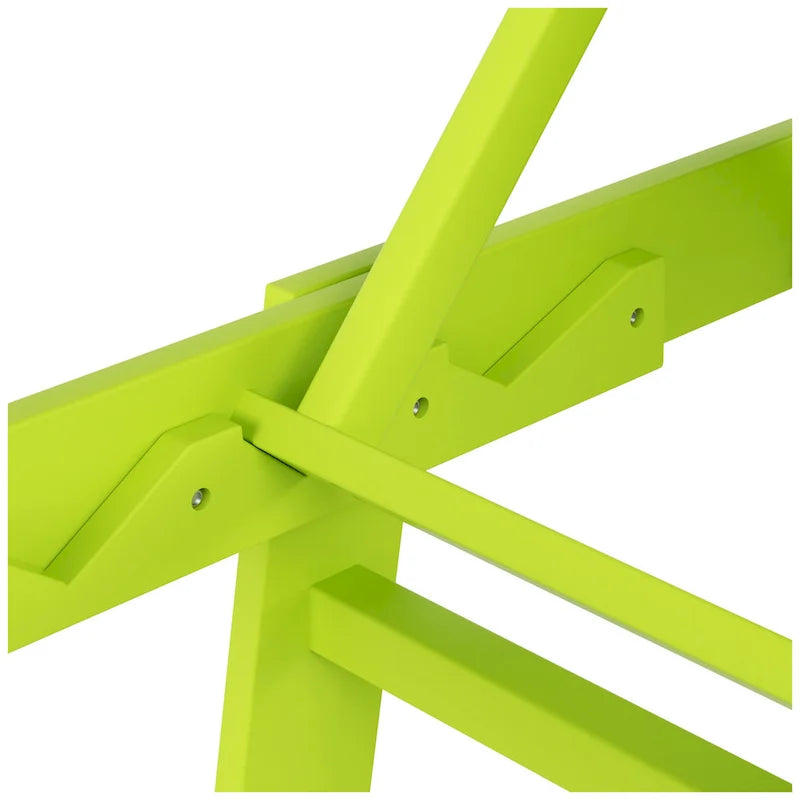 Chaises longues sans accoudoirs inclinables d'extérieur Polytrends Laguna en PEHD résistant aux intempéries pour patio et piscine (ensemble de 3 pièces)