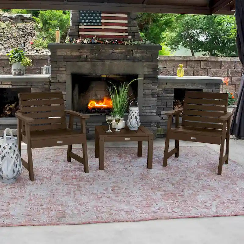 HIGHWOOD Weatherly Garden Chairs Conversation Set