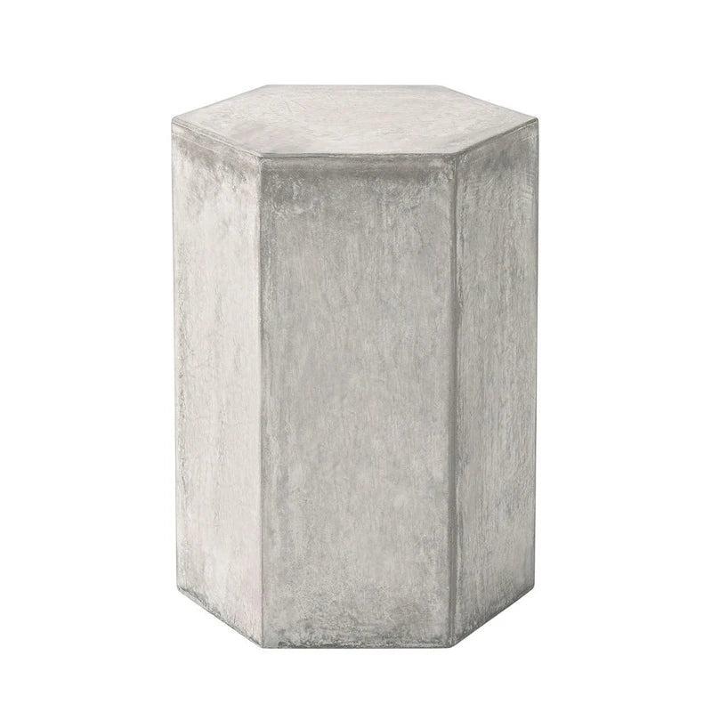 Table d'appoint hexagonale d'extérieur COSIEST MgO