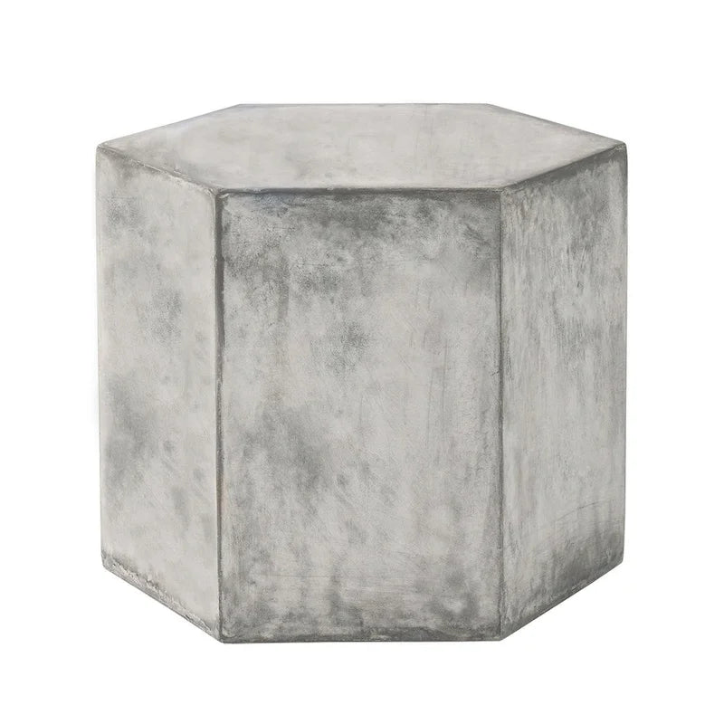 Table d'appoint hexagonale d'extérieur COSIEST MgO