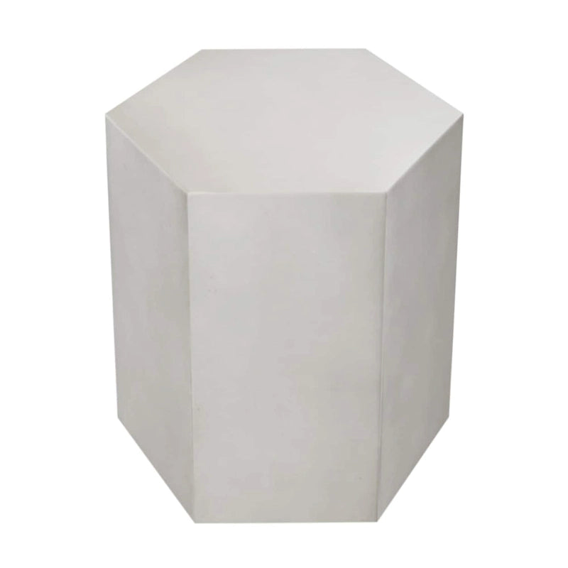 Table d'appoint hexagonale d'extérieur COSIEST MgO