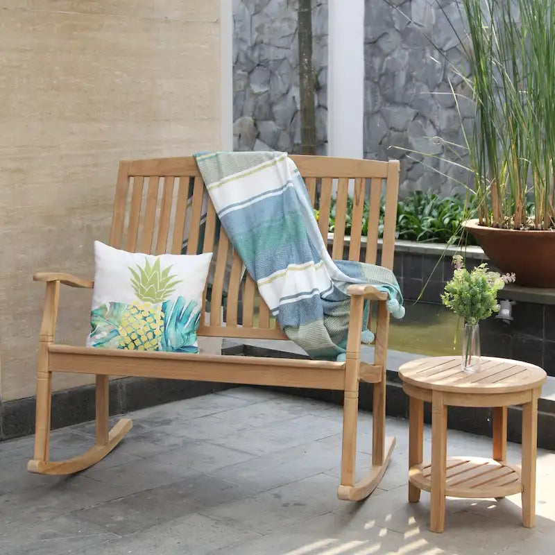 Table d'appoint de patio en teck Sherwood de Cambridge Casual