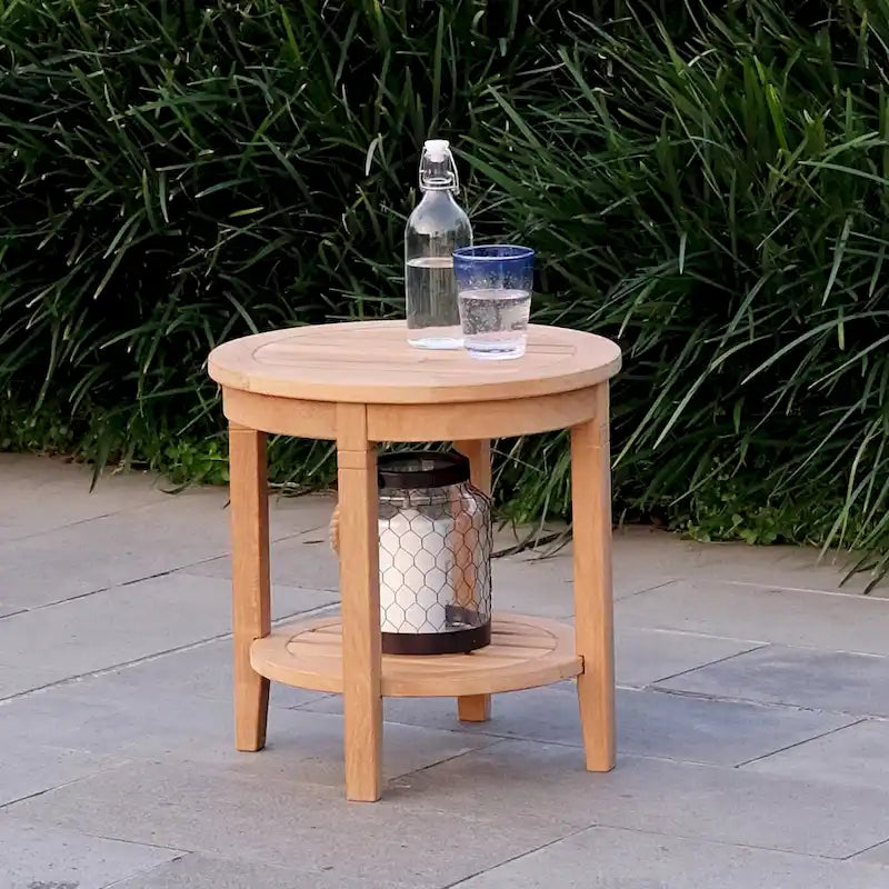 Table d'appoint de patio en teck Sherwood de Cambridge Casual