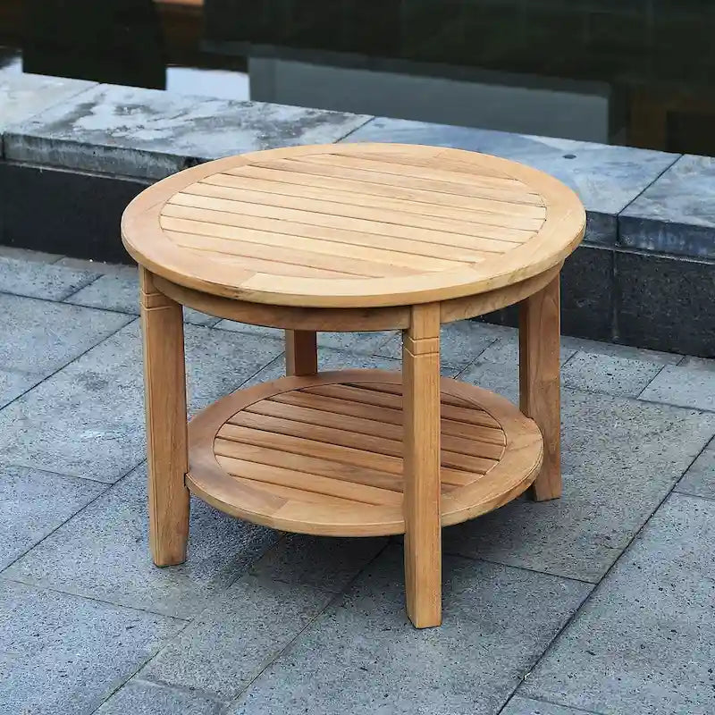 Table d'appoint de patio en teck Sherwood de Cambridge Casual