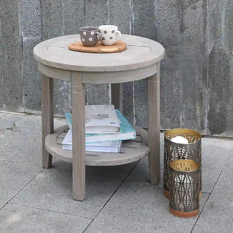 Table d'appoint de patio en teck Sherwood de Cambridge Casual