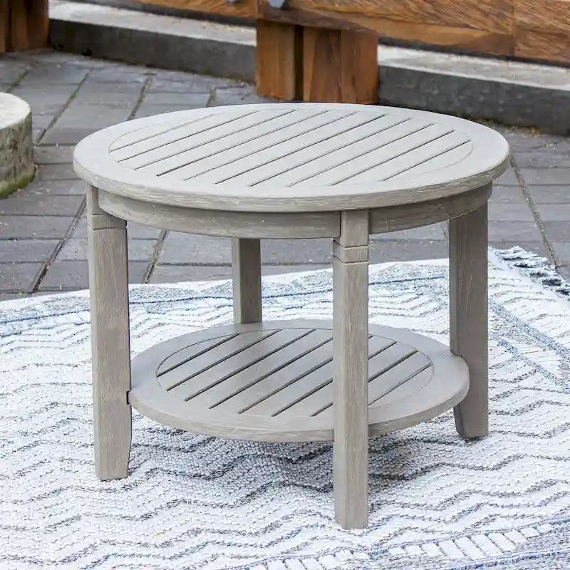 Table d'appoint de patio en teck Sherwood de Cambridge Casual