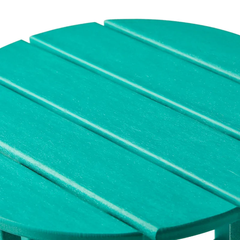 Polytrends Altura Table d'appoint ronde toutes saisons éco-responsable de 18 pouces