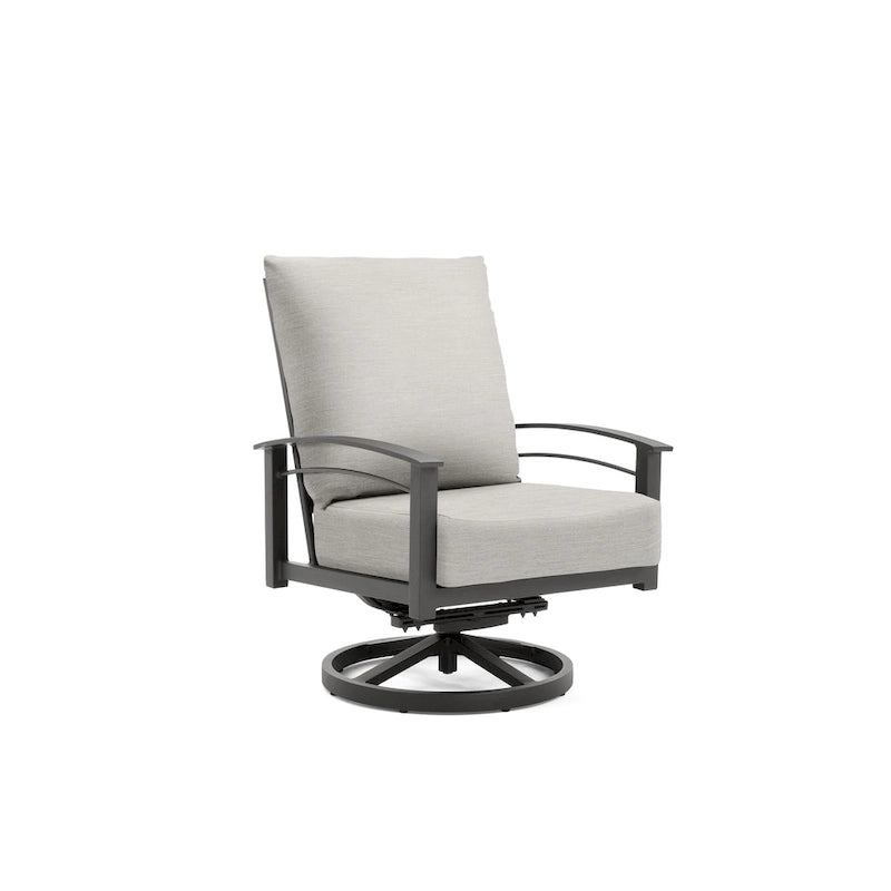 Fauteuil de jardin pivotant et à bascule Stanford Sunbrella à dossier haut