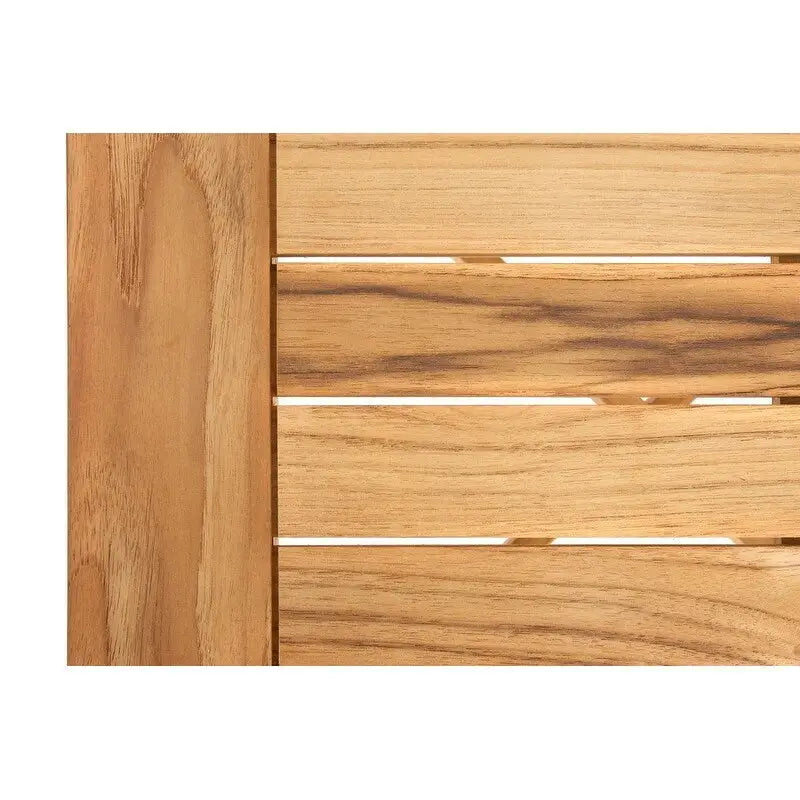 Table d'appoint carrée d'extérieur en teck naturel Winston 24