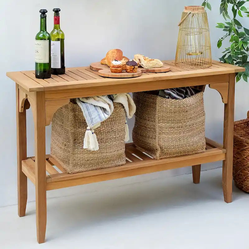 Table Console Extérieure en Teck Cambridge Casual Leon