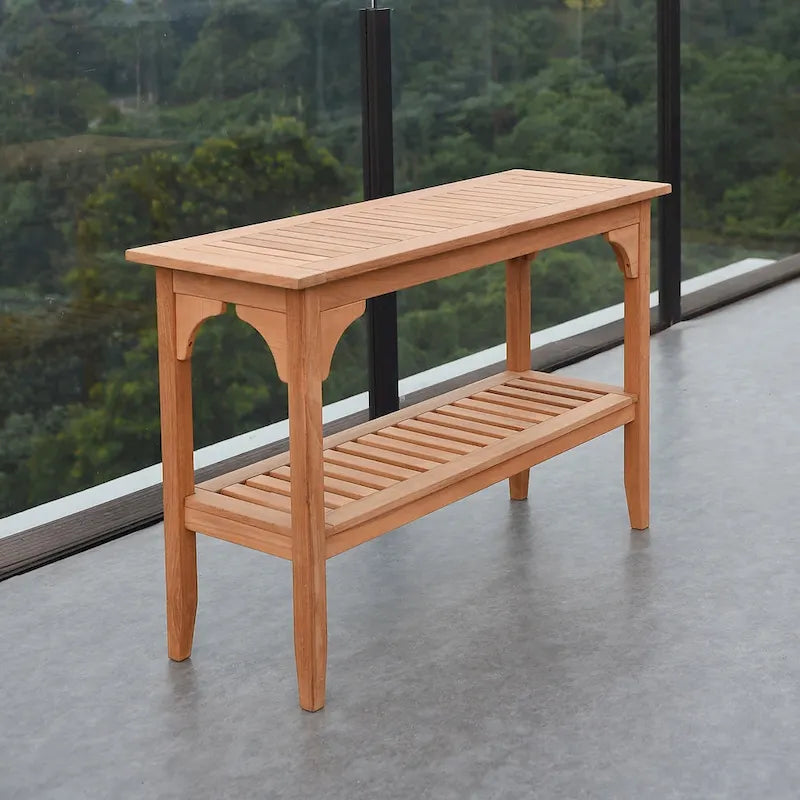 Table Console Extérieure en Teck Cambridge Casual Leon
