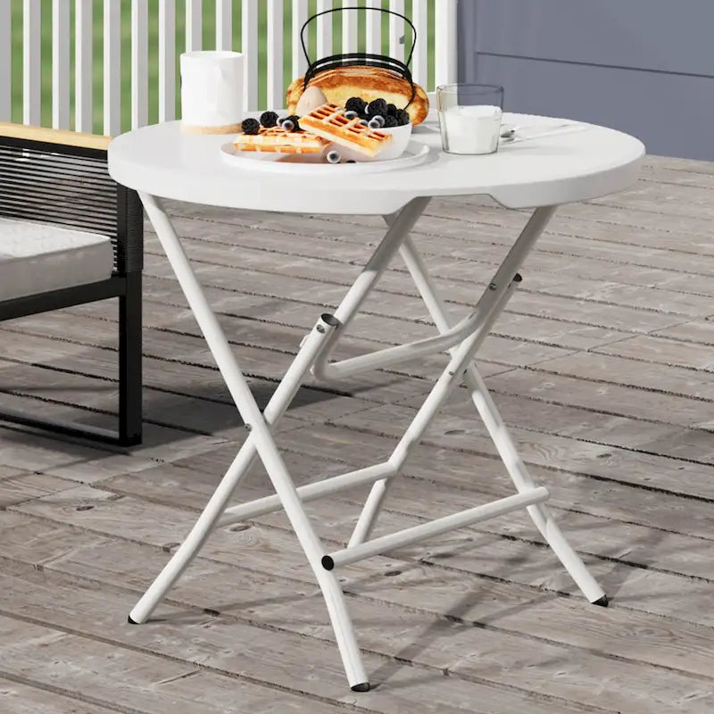 Table d'appoint de patio pliable en PEHD Moasis