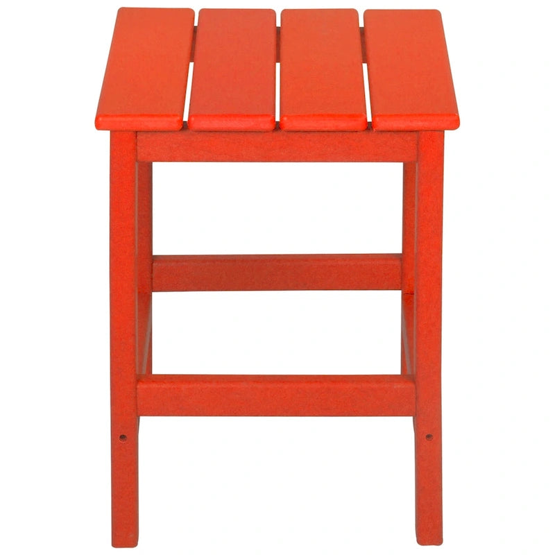 Polytrends Laguna Tables d'extérieur en HDPE toutes saisons pour terrasse, tables basses et tables d'appoint (lot de 3)