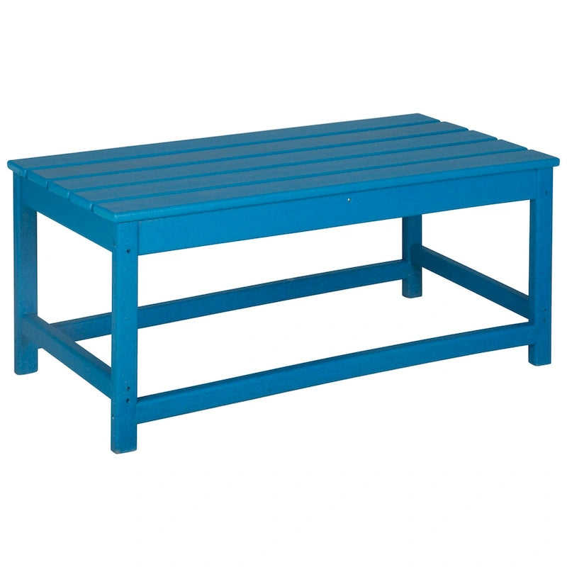 Polytrends Laguna Tables d'extérieur en HDPE toutes saisons pour terrasse, tables basses et tables d'appoint (lot de 3)
