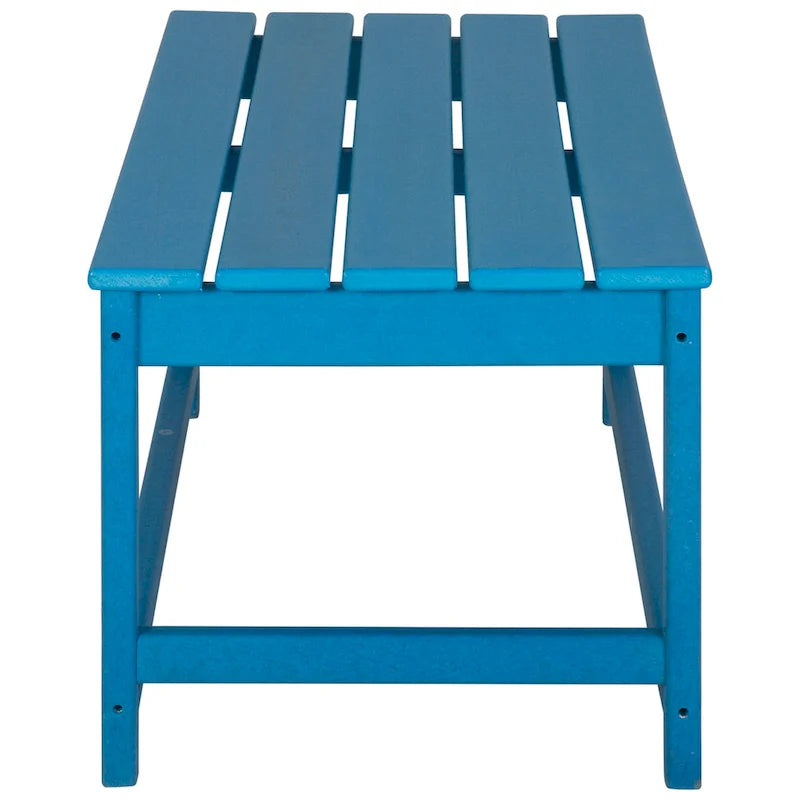 Polytrends Laguna Tables d'extérieur en HDPE toutes saisons pour terrasse, tables basses et tables d'appoint (lot de 3)
