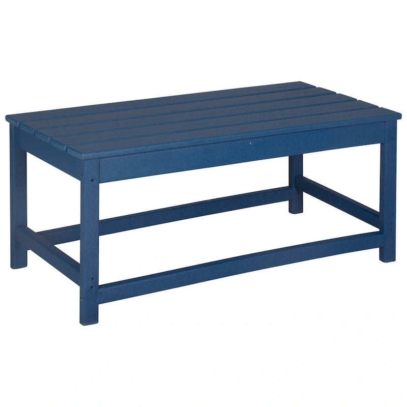 Polytrends Laguna Tables d'extérieur en HDPE toutes saisons pour terrasse, tables basses et tables d'appoint (lot de 3)