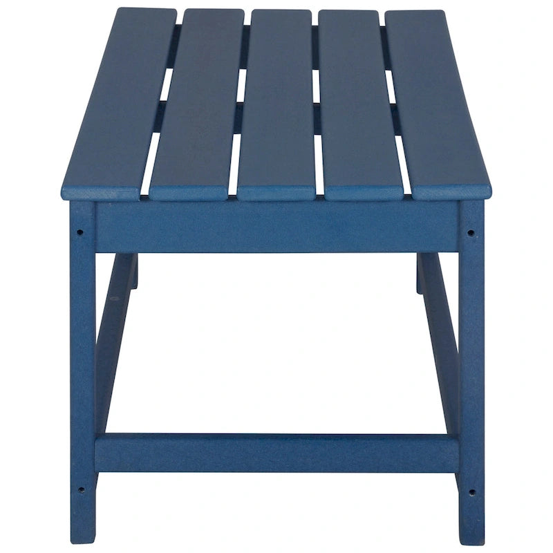 Polytrends Laguna Tables d'extérieur en HDPE toutes saisons pour terrasse, tables basses et tables d'appoint (lot de 3)