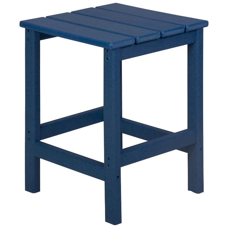 Polytrends Laguna Tables d'extérieur en HDPE toutes saisons pour terrasse, tables basses et tables d'appoint (lot de 3)