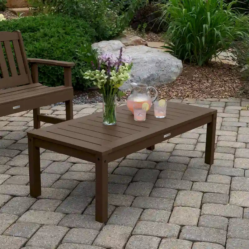 HIGHWOOD Eco-Friendly Adirondack Rectangular Coffee Table