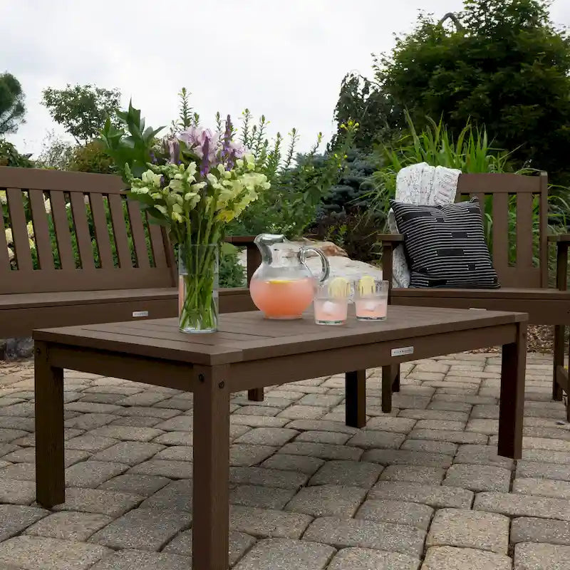 Table basse rectangulaire Adirondack Écologique HIGHWOOD