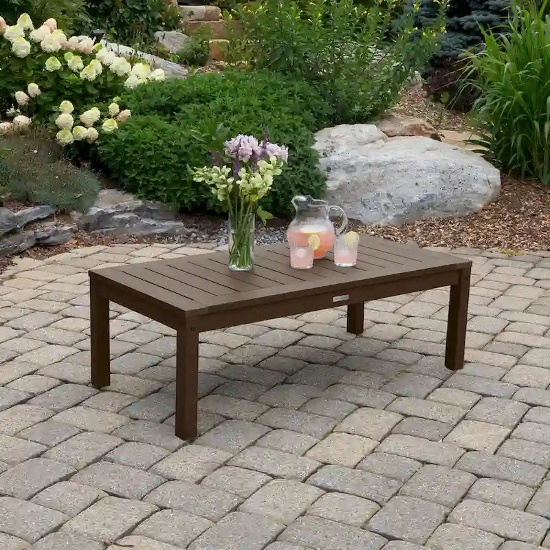 Table basse rectangulaire Adirondack Écologique HIGHWOOD