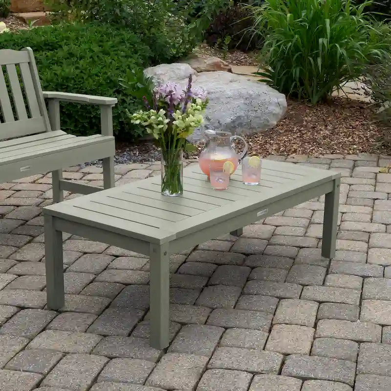 Table basse rectangulaire Adirondack Écologique HIGHWOOD