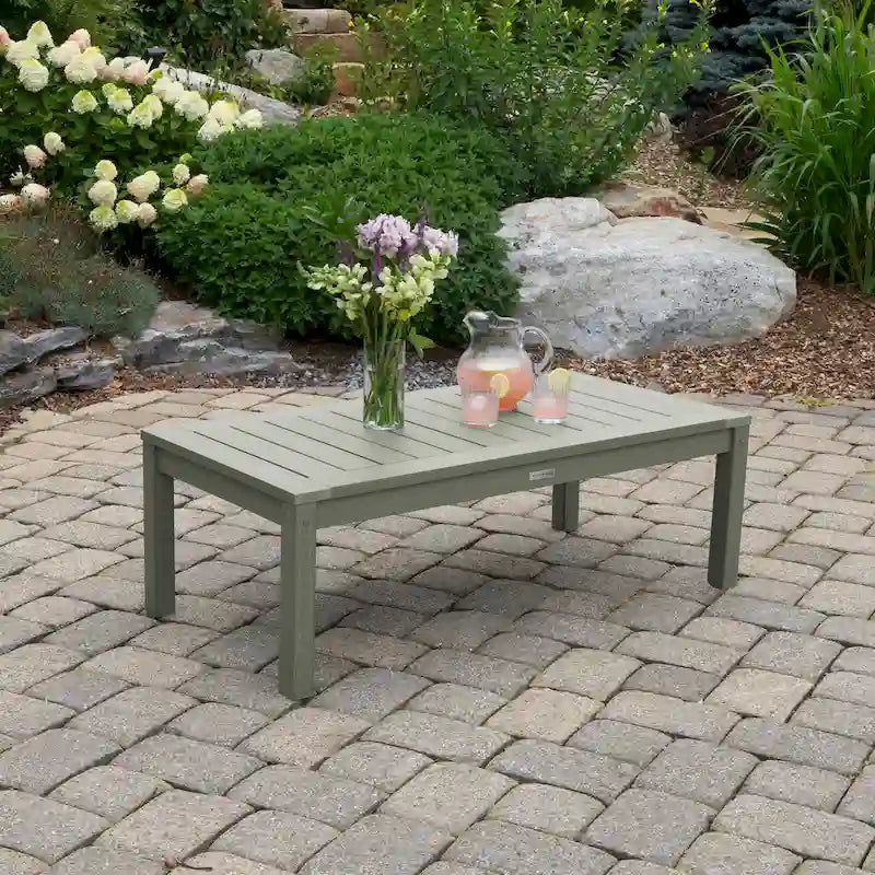 Table basse rectangulaire Adirondack Écologique HIGHWOOD