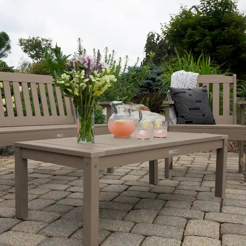 Table basse rectangulaire Adirondack Écologique HIGHWOOD