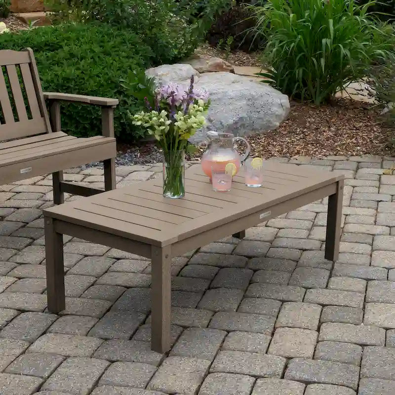 Table basse rectangulaire Adirondack Écologique HIGHWOOD