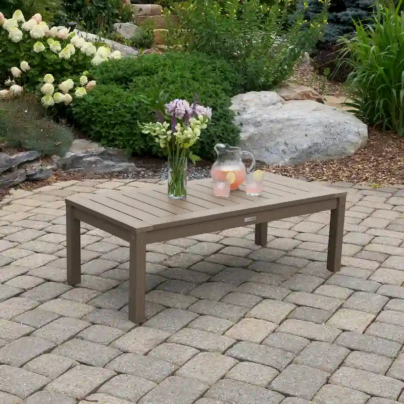 Table basse rectangulaire Adirondack Écologique HIGHWOOD