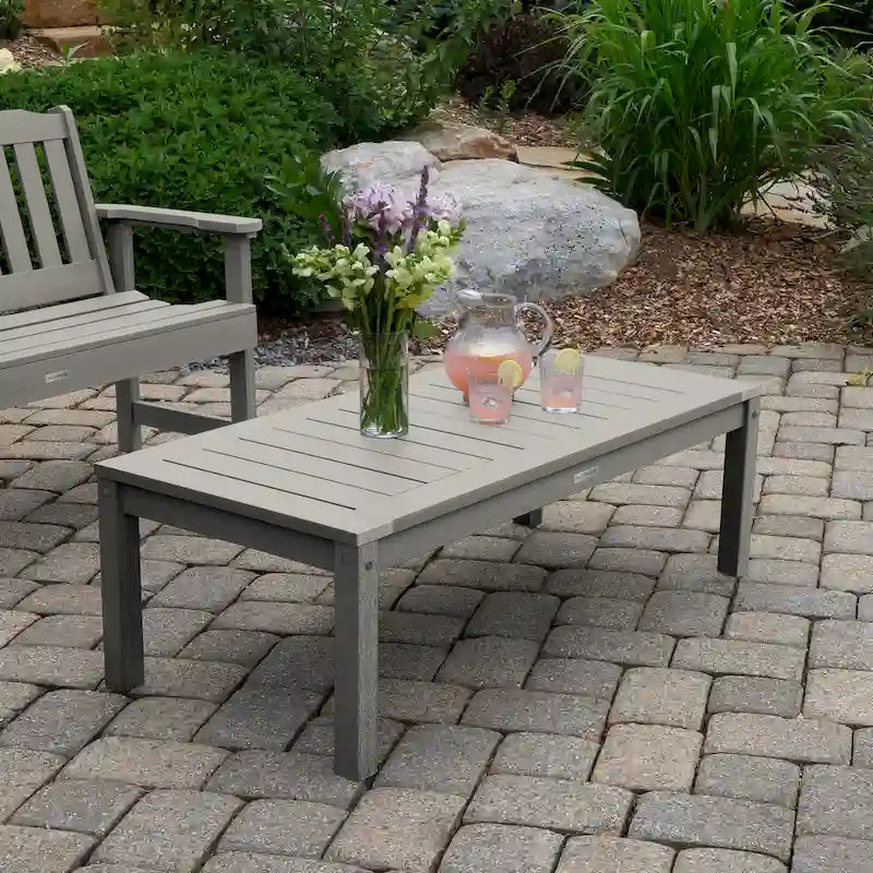 Table basse rectangulaire Adirondack Écologique HIGHWOOD