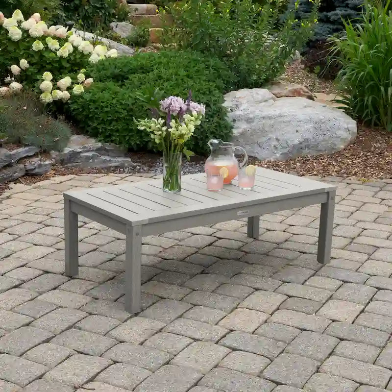 Table basse rectangulaire Adirondack Écologique HIGHWOOD