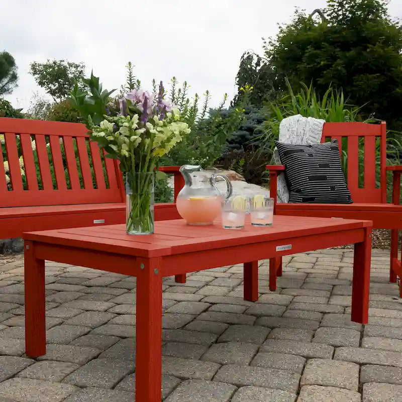 Table basse rectangulaire Adirondack Écologique HIGHWOOD
