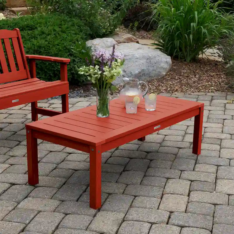 Table basse rectangulaire Adirondack Écologique HIGHWOOD