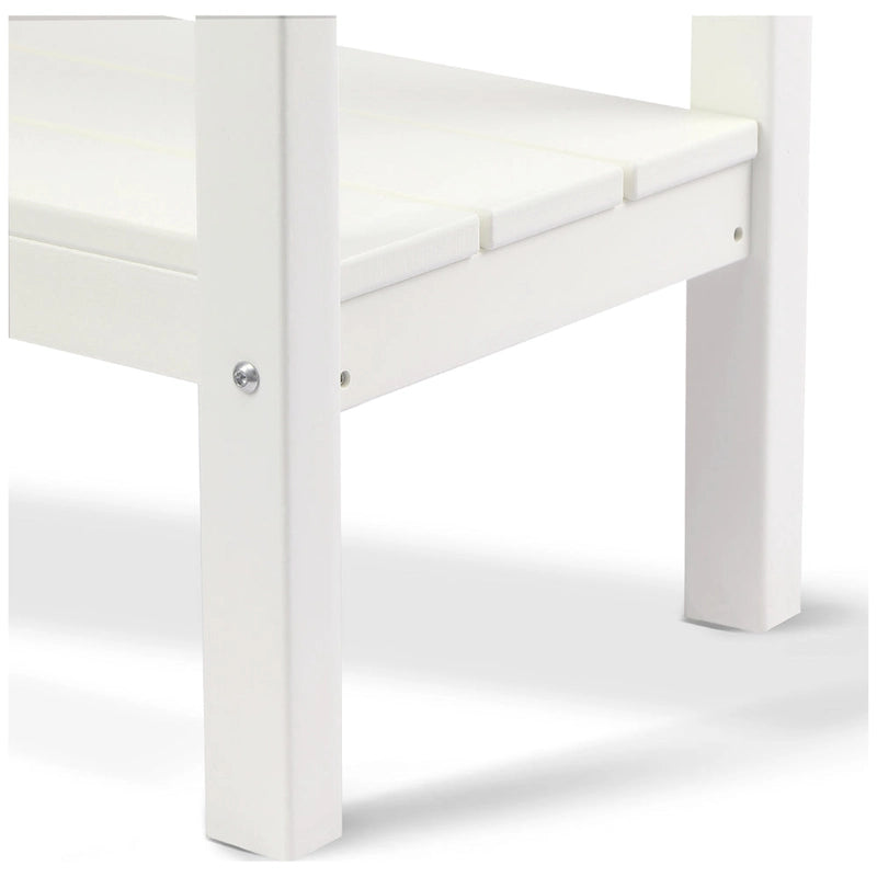 Polytrends Laguna HDPE Table d'extérieur toutes saisons à deux étagères pour terrasse