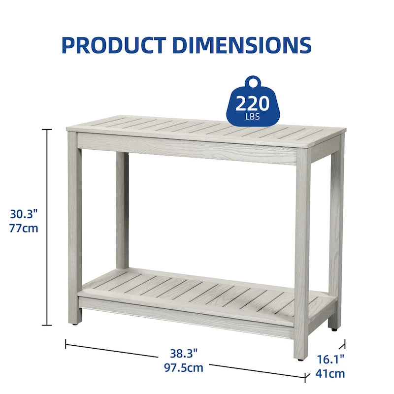 Console de jardin à 2 niveaux Moasis 38/48