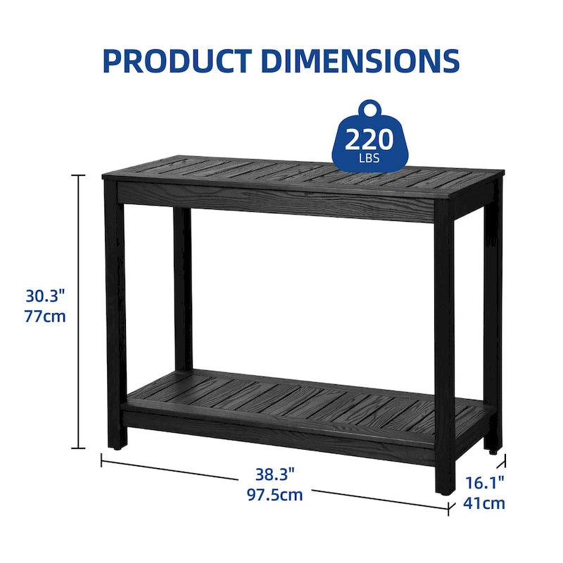 Console de jardin à 2 niveaux Moasis 38/48