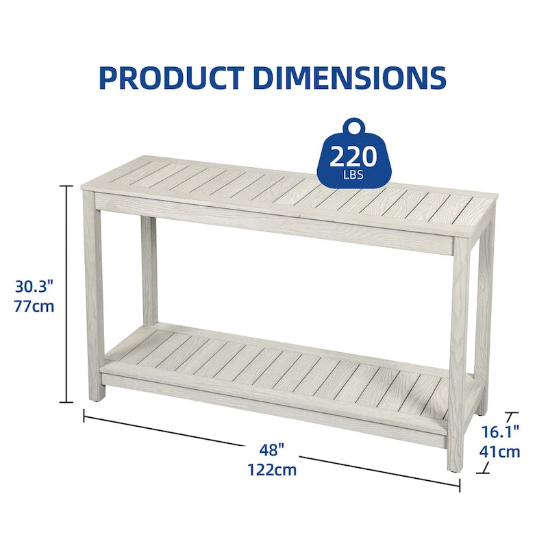 Console de jardin à 2 niveaux Moasis 38/48