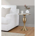 Silver Orchid Ashland 24 Metal Accent Table